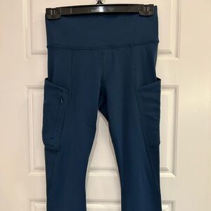 Athleta Woman’s XS Teal 23” High - Rise Running Leggings (Brand New)